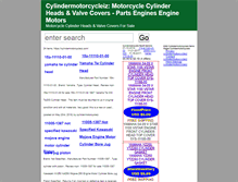 Tablet Screenshot of cylindermotorcycleiz.com